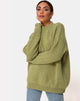Imagen del jersey Mody de canalé verde