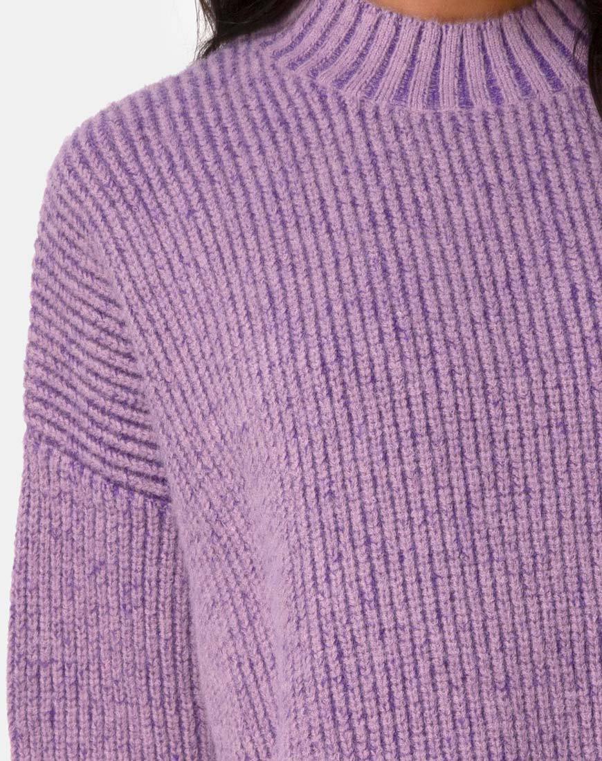 Imagen del jersey Mody de punto en morado claro