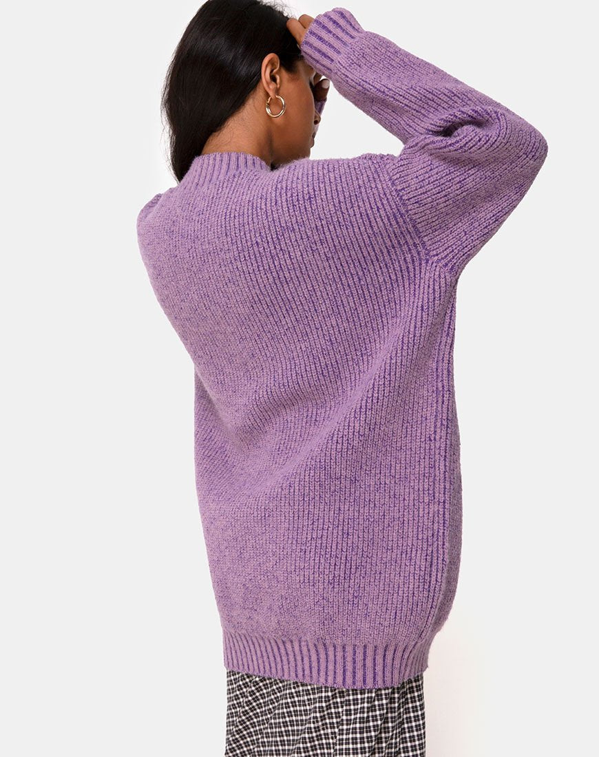 Imagen del jersey Mody de punto en morado claro