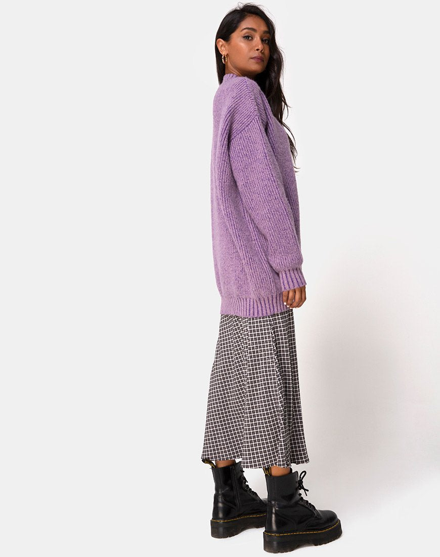 Imagen del jersey Mody de punto en morado claro