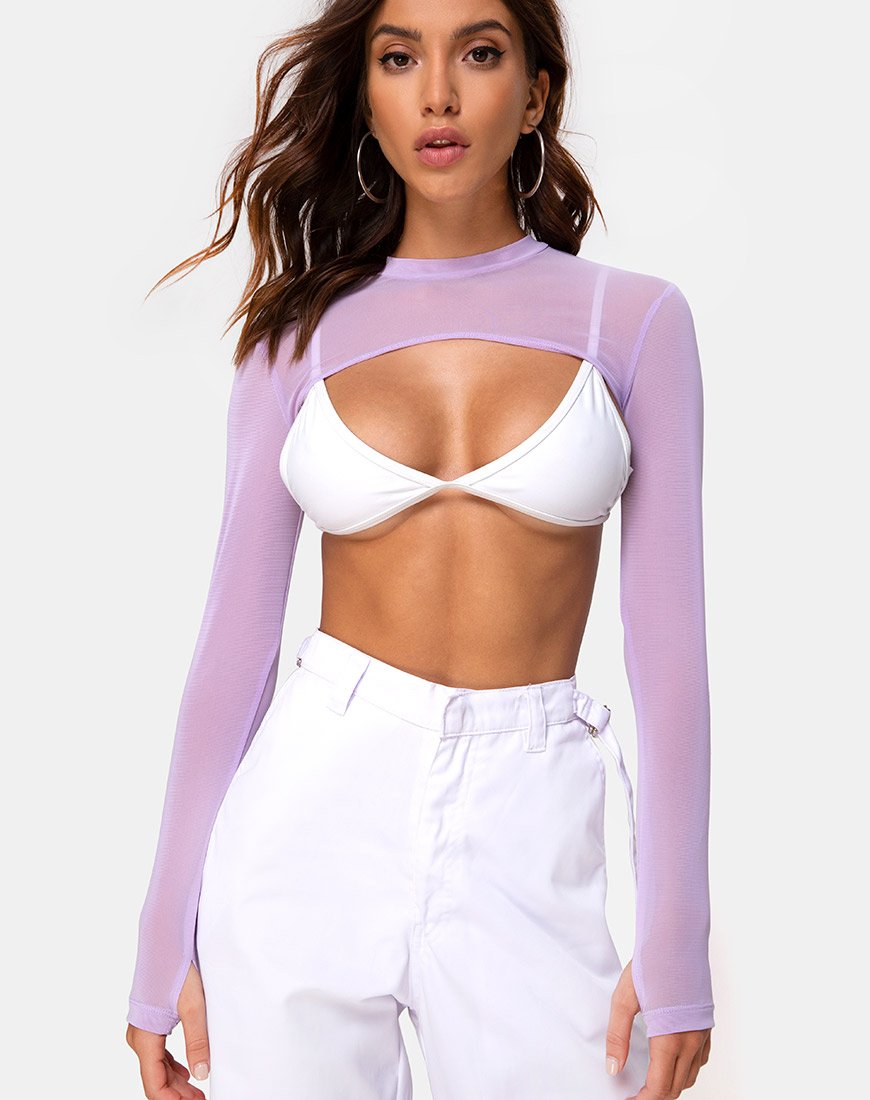Imagen de Mola Crop Top en Red Lila