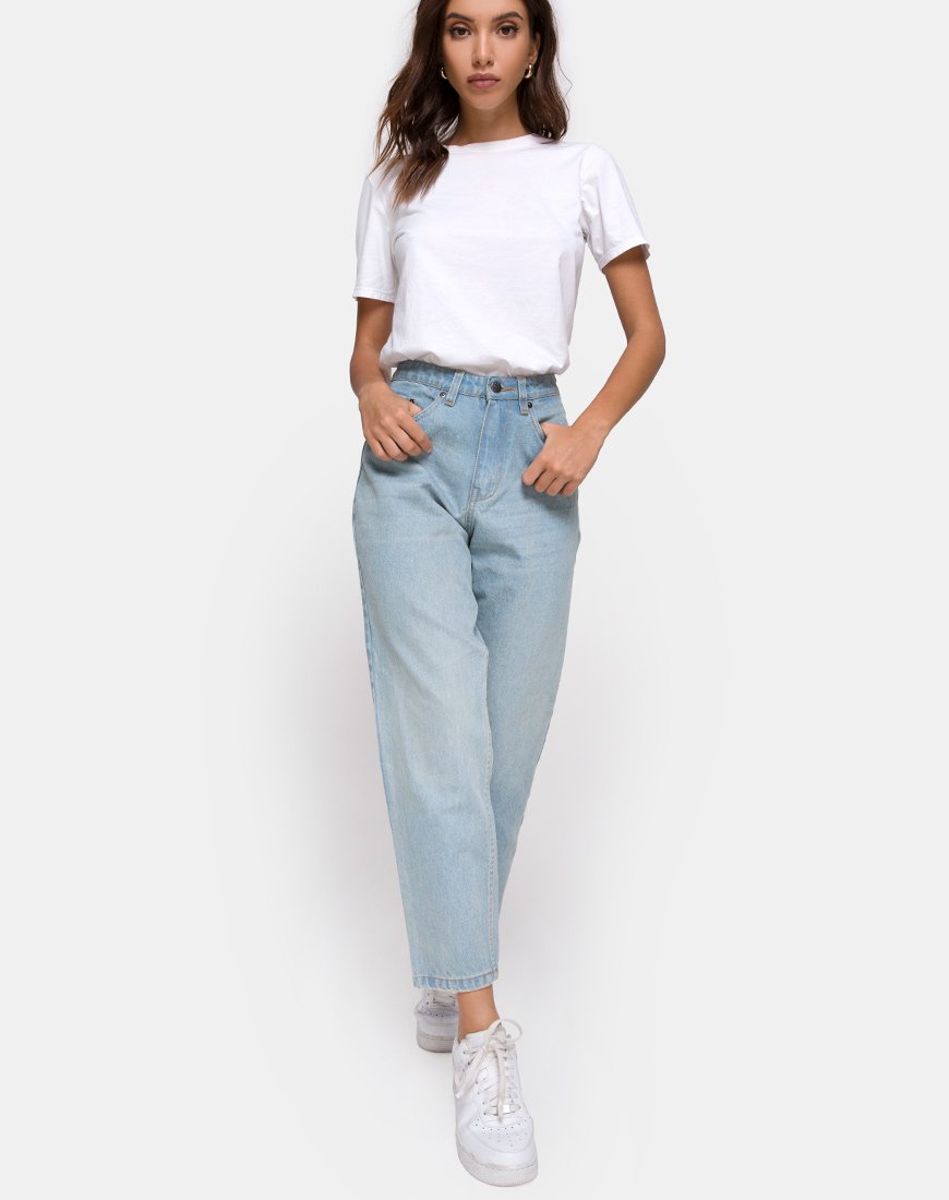 Imagen de Mom Jeans in Blue Wash