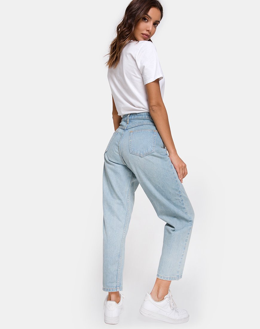 Imagen de Mom Jeans in Blue Wash
