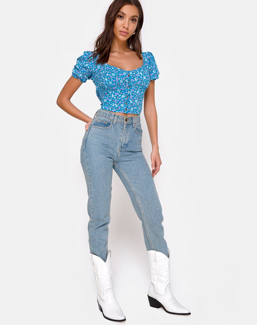 Imagen de Monda Top in Bloom Baby Blue