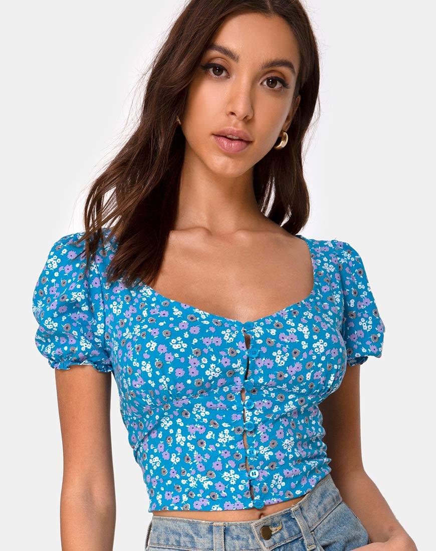 Imagen de Monda Top in Bloom Baby Blue