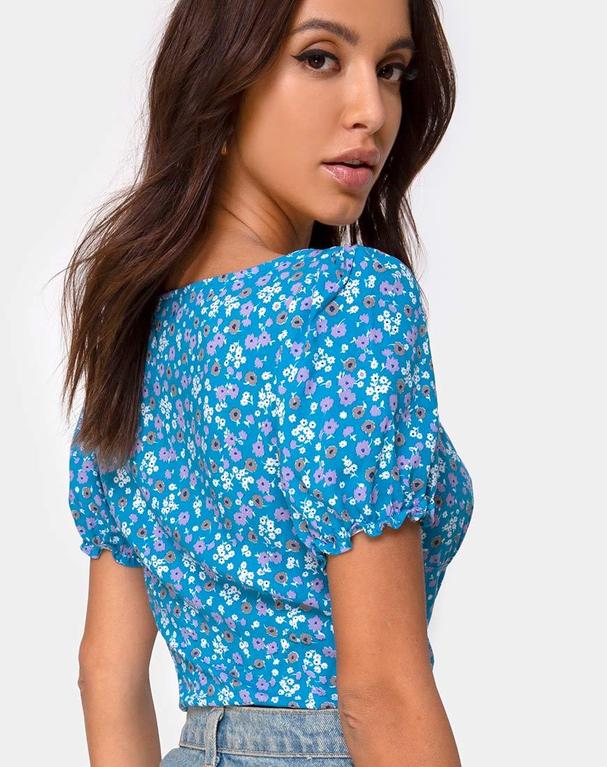 Imagen de Monda Top in Bloom Baby Blue