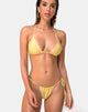 Imagen del sujetador de bikini Mone, purpurina dorada