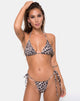 Imagen de Mone top Bikini in Original Cheetah