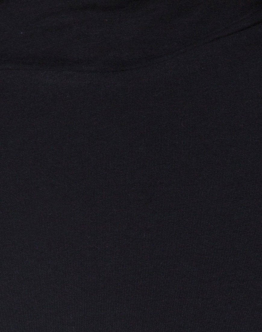 Imagen de Monec Crop Top en negro Hebilla
