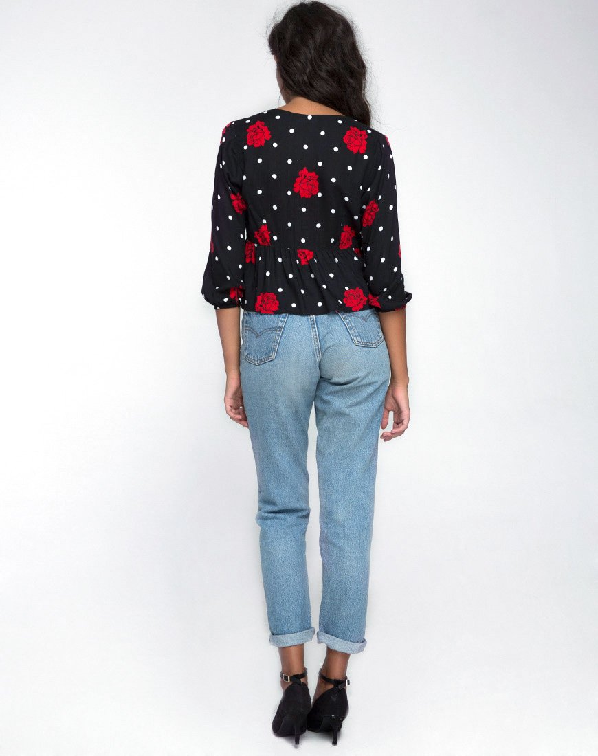 Imagen de Mosca Plunge Top en Rosa Cubana