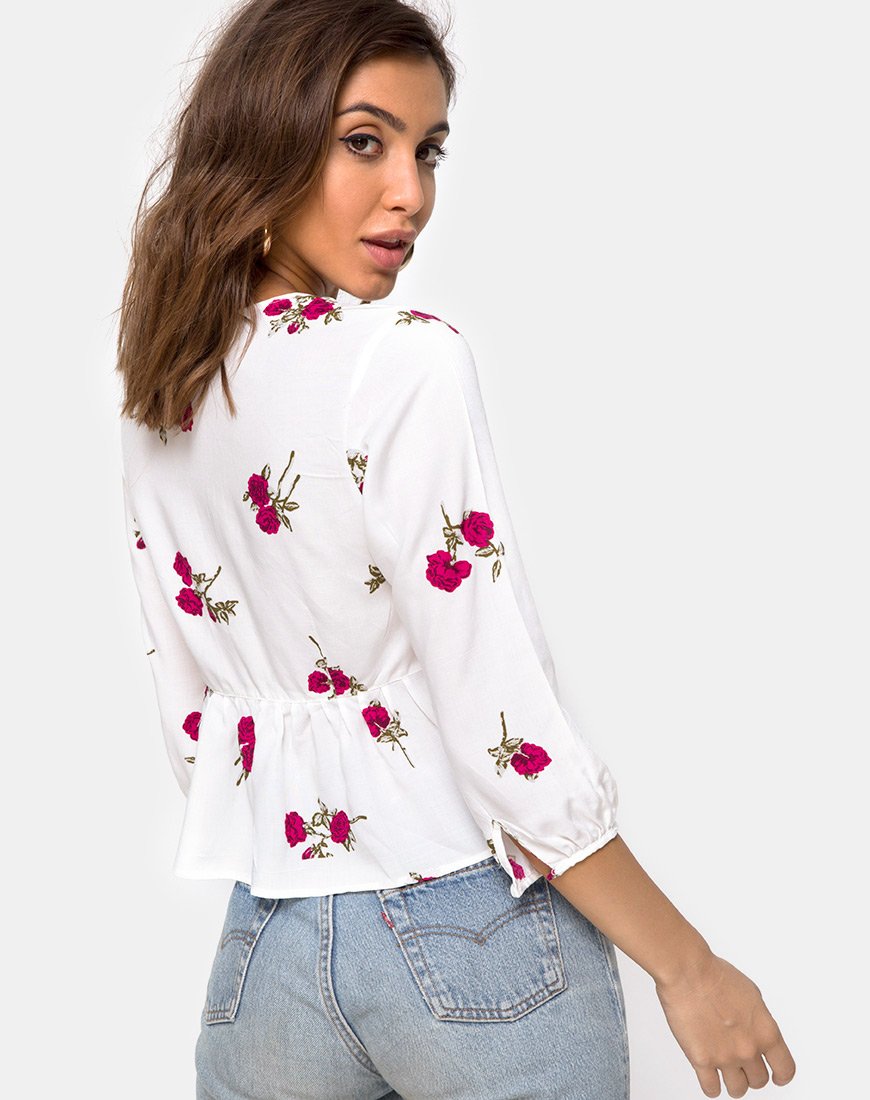 Top Mosca en Grunge Rose Ivory
