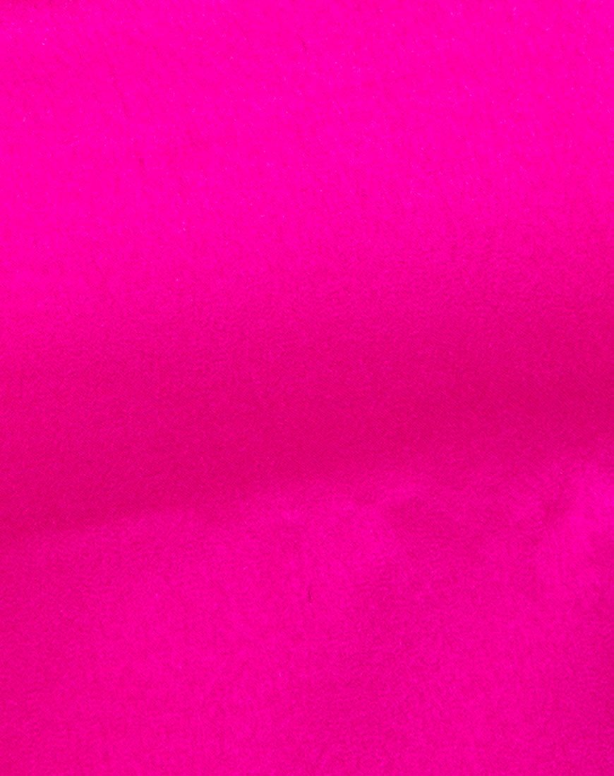 Imagen de Mosley Cami Top en satén rosa fucsia
