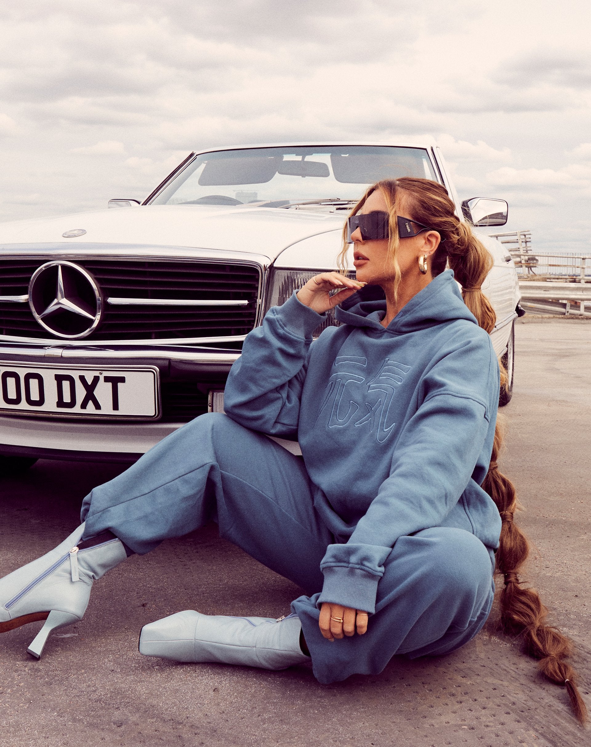 Imagen de Bungee Hoody in Mineral Blue Japanese Spirit Embro