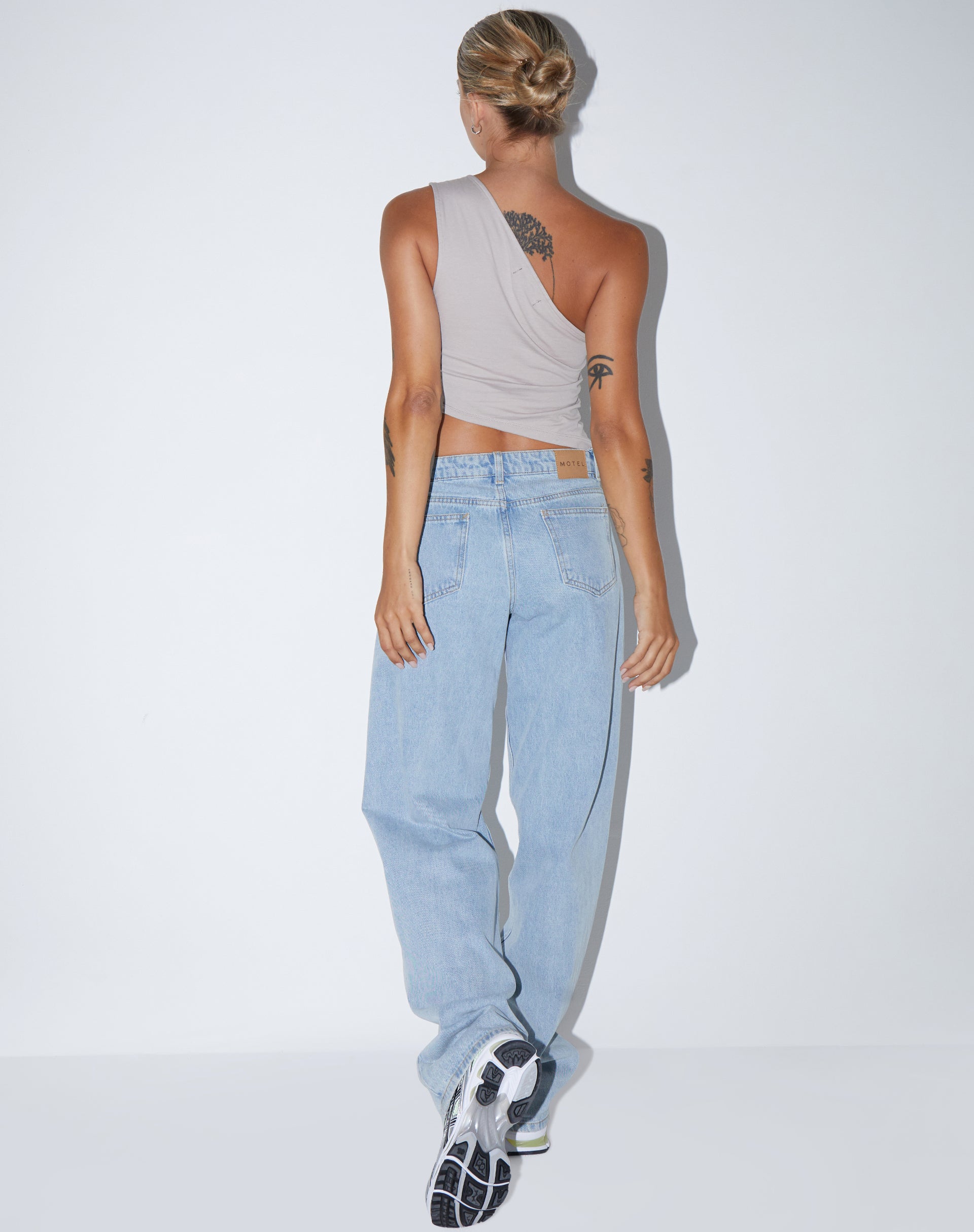 Imagen de Bayva Crop Top en Lycra Avena Leche