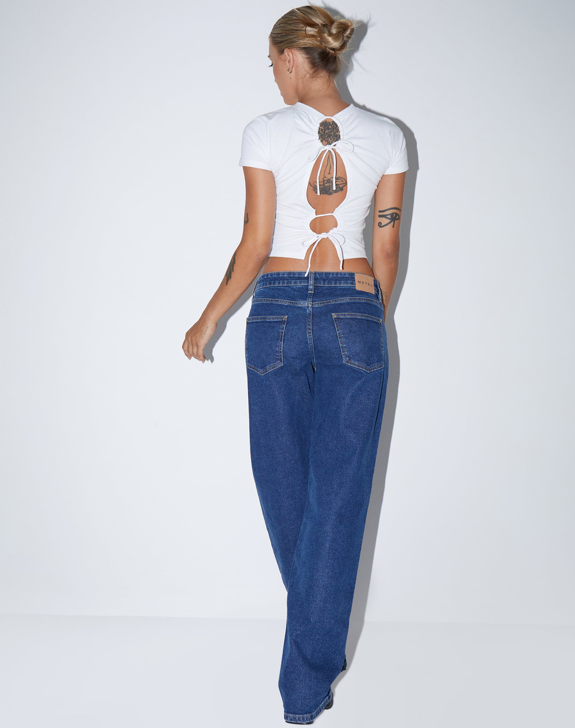 Imagen de Surtie Crop Top en Lycra Blanco