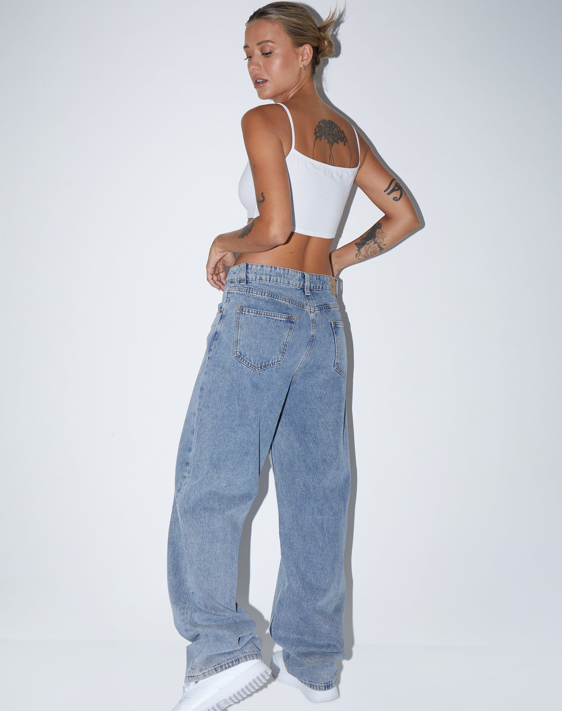 Imagen de Keenan Crop Top en Lycra Blanco
