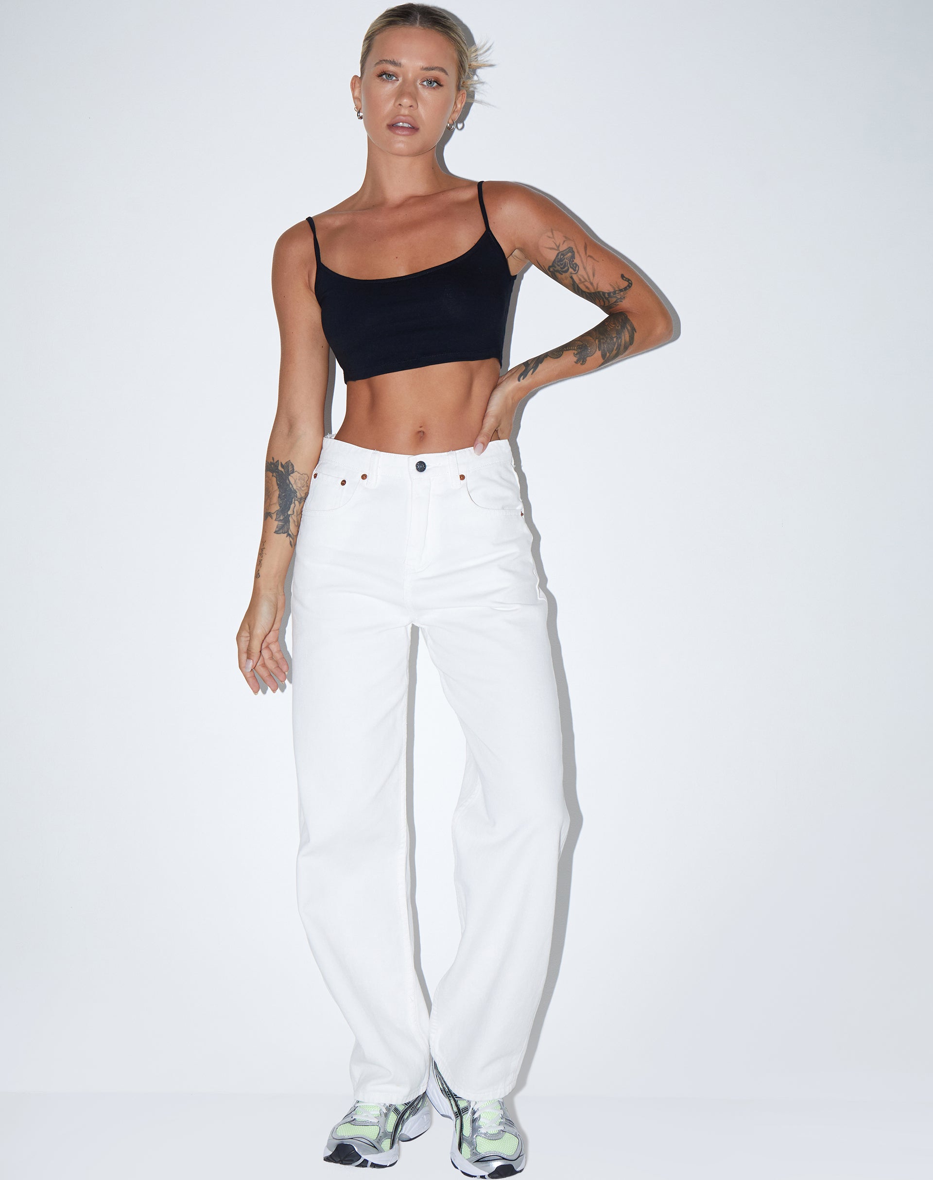 Imagen de Keenan Crop Top en Lycra Negro