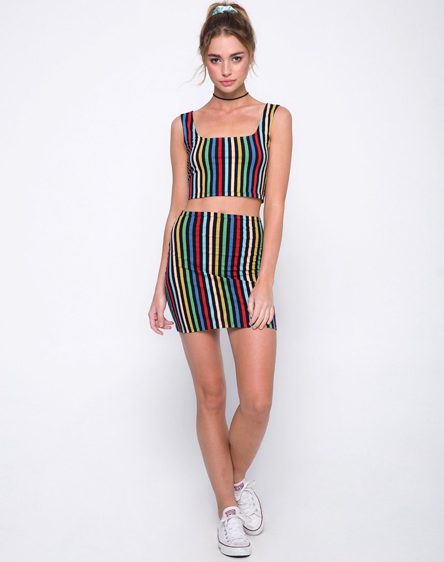 Imagen de la falda Kimmy en P.E Stripe