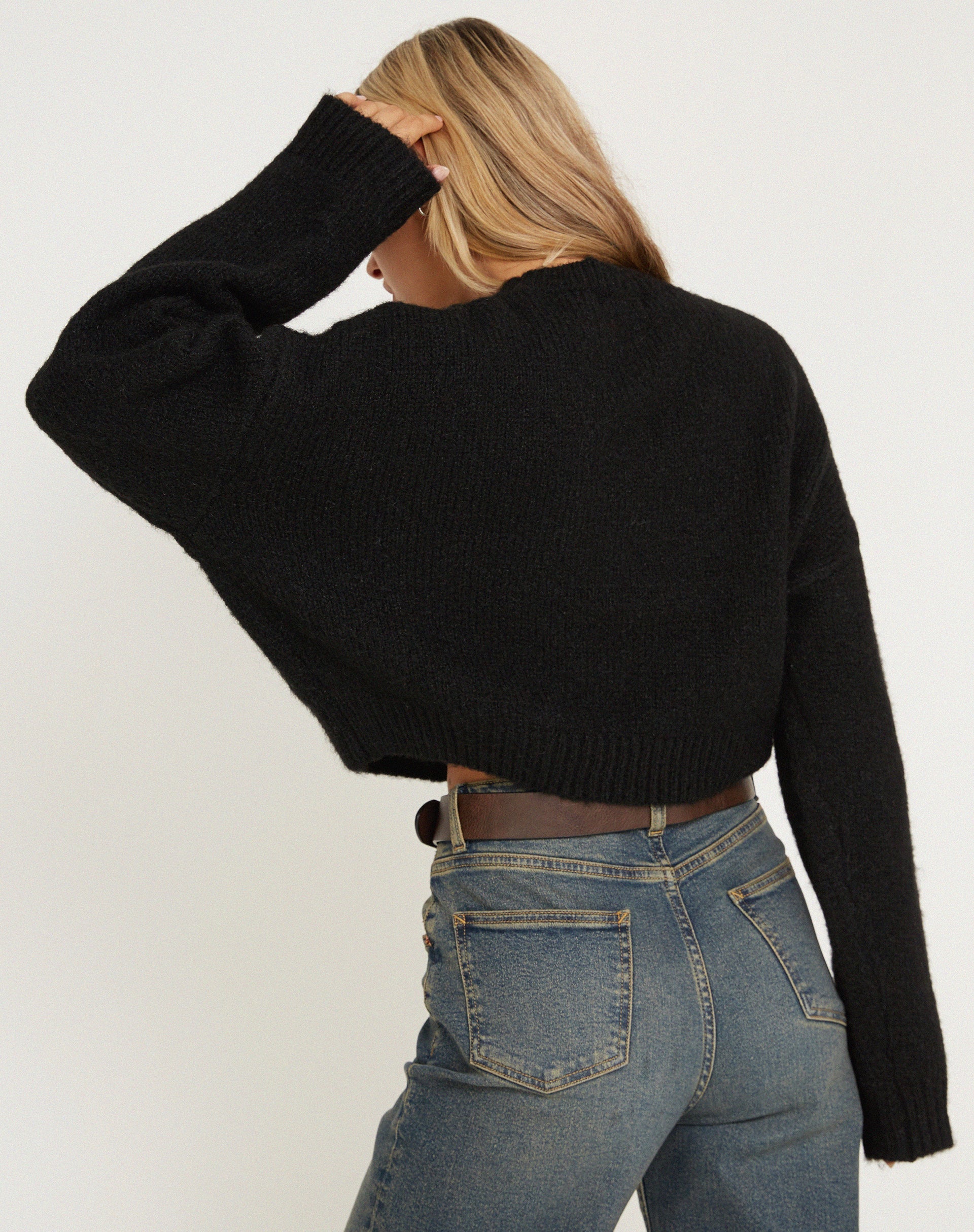 imagen de Munella Knitted Jumper in Black