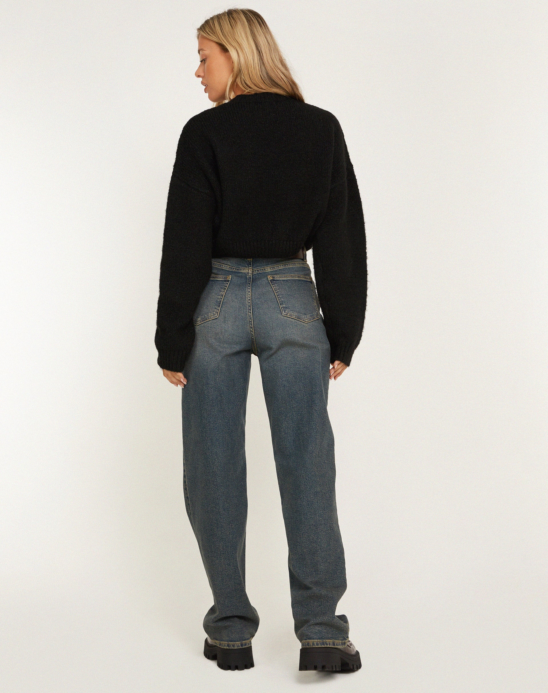 imagen de Munella Knitted Jumper in Black