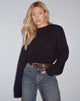 imagen de Munella Knitted Jumper in Black