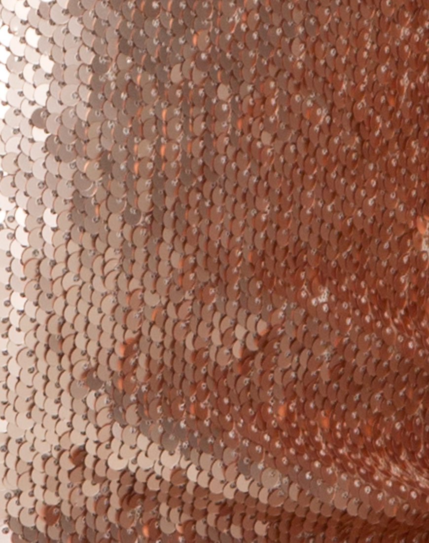 Imagen del vestido Muse de lentejuelas color champán