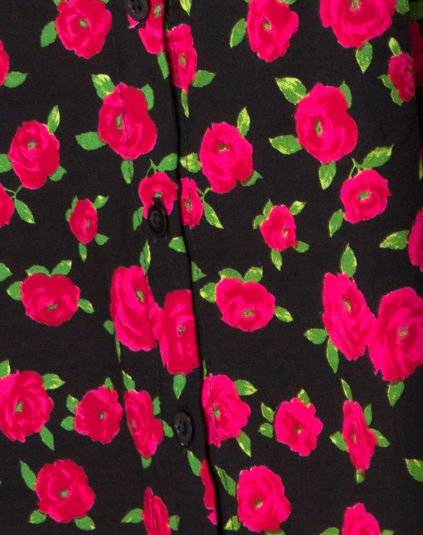 Imagen de Sanna Slip Dress in Red Bloom
