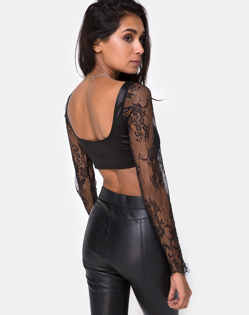 Imagen de Dulip Crop Top en negro