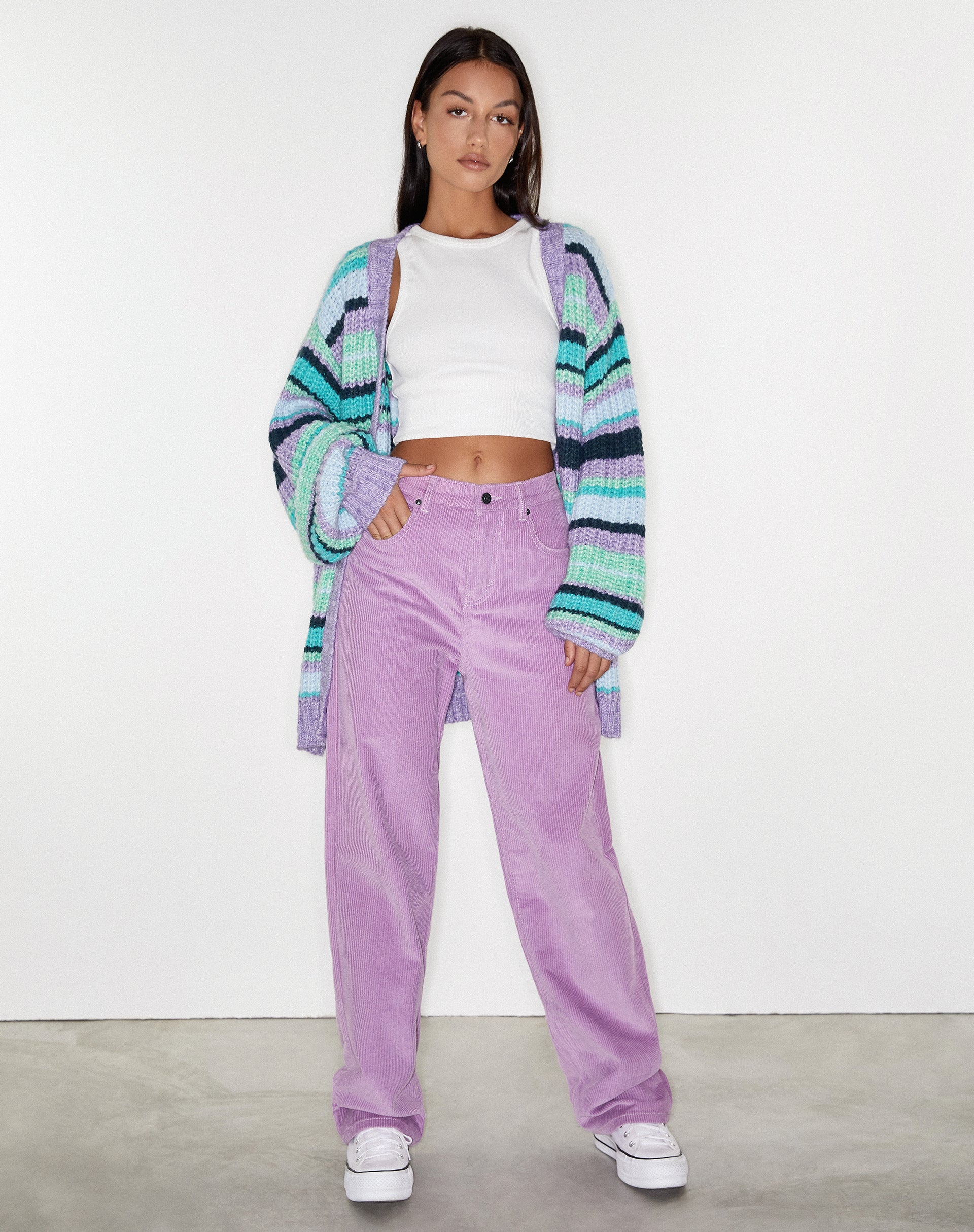 Imagen de Parallel Trouser en Cord Lila