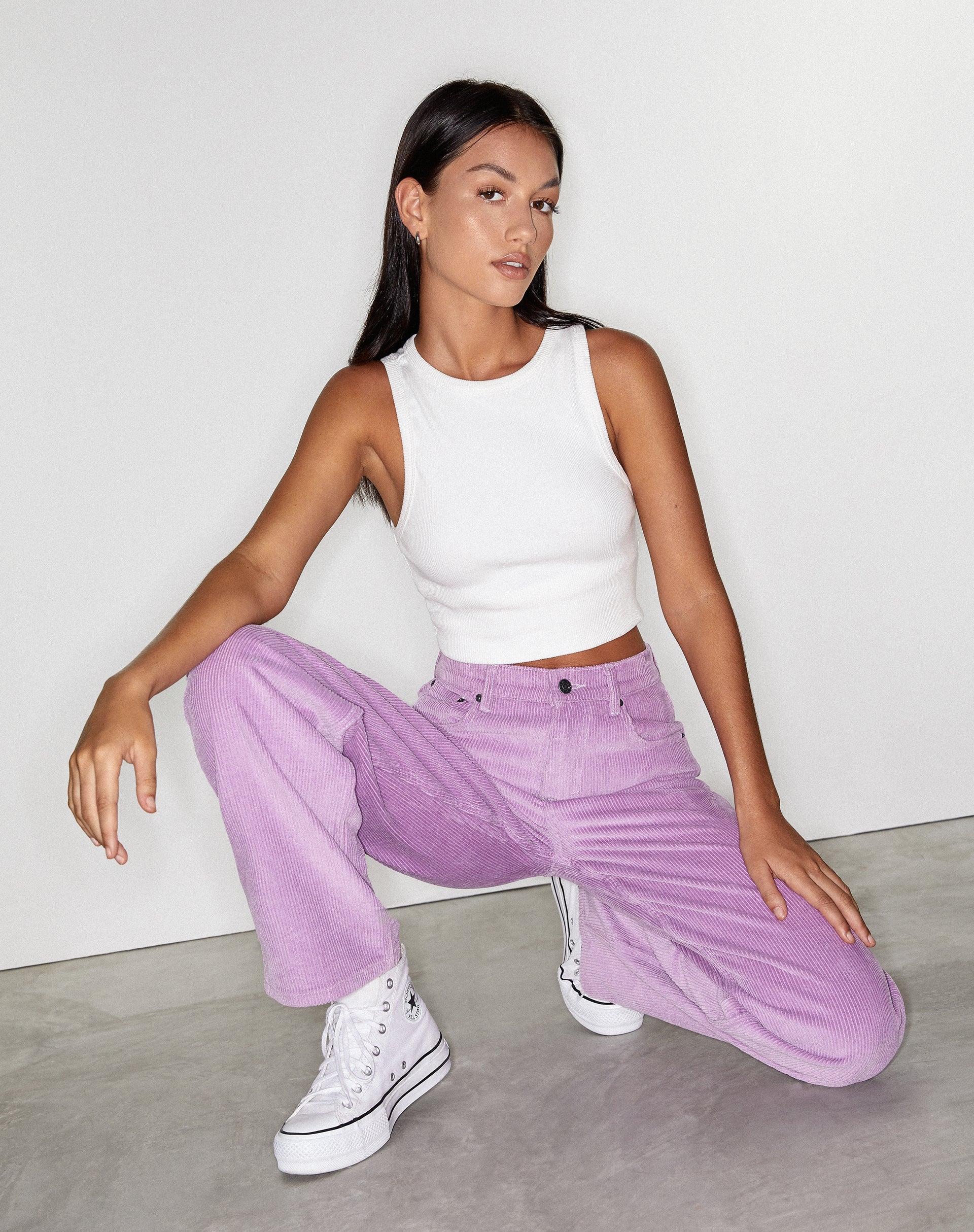 Imagen de Parallel Trouser en Cord Lila
