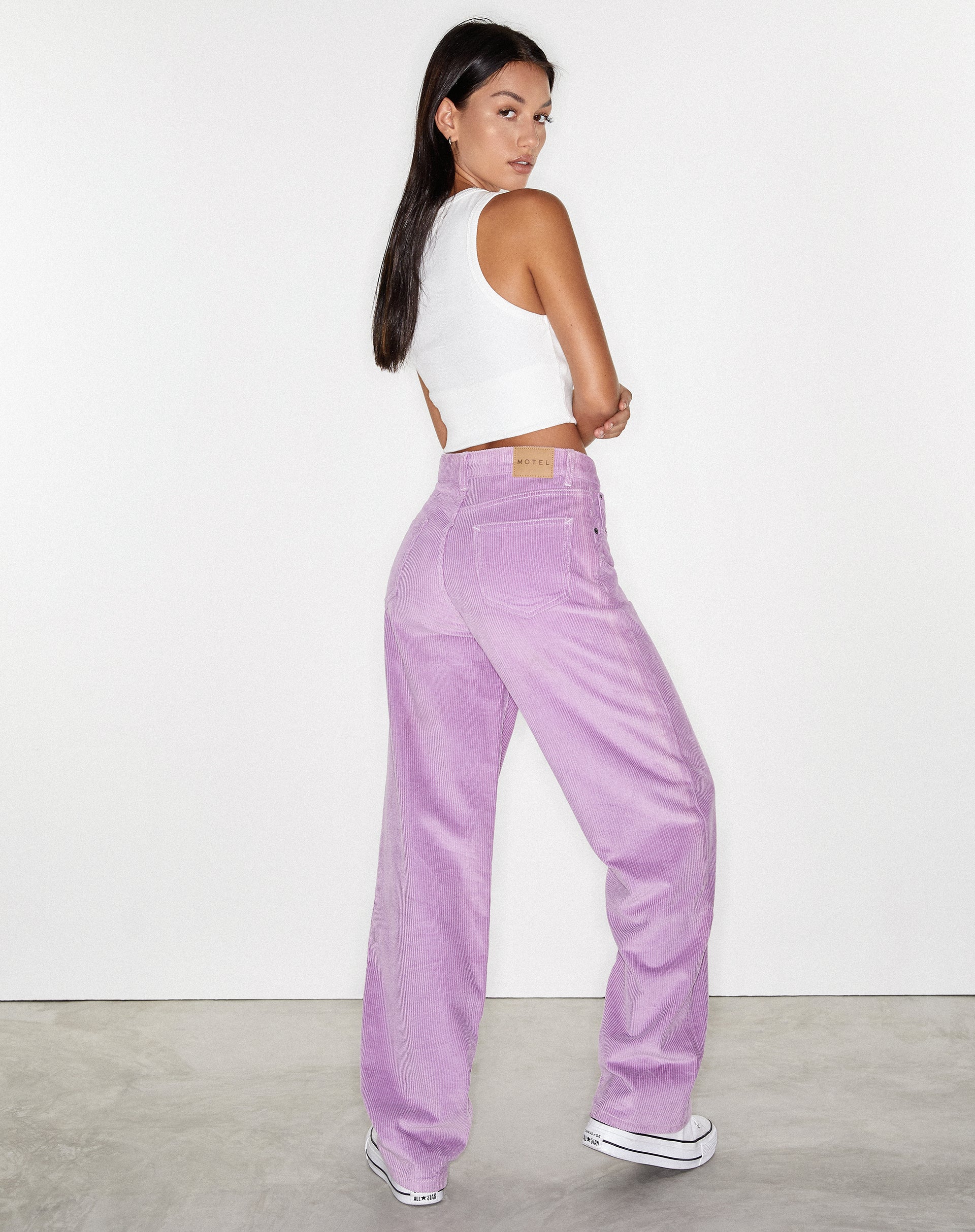 Imagen de Parallel Trouser en Cord Lila