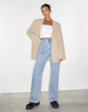 Imagen de Retro Pocket Flare Jeans in Super Light Wash