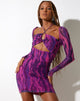 imagen de Naisa Mini Dress in Tropical Rave Pink