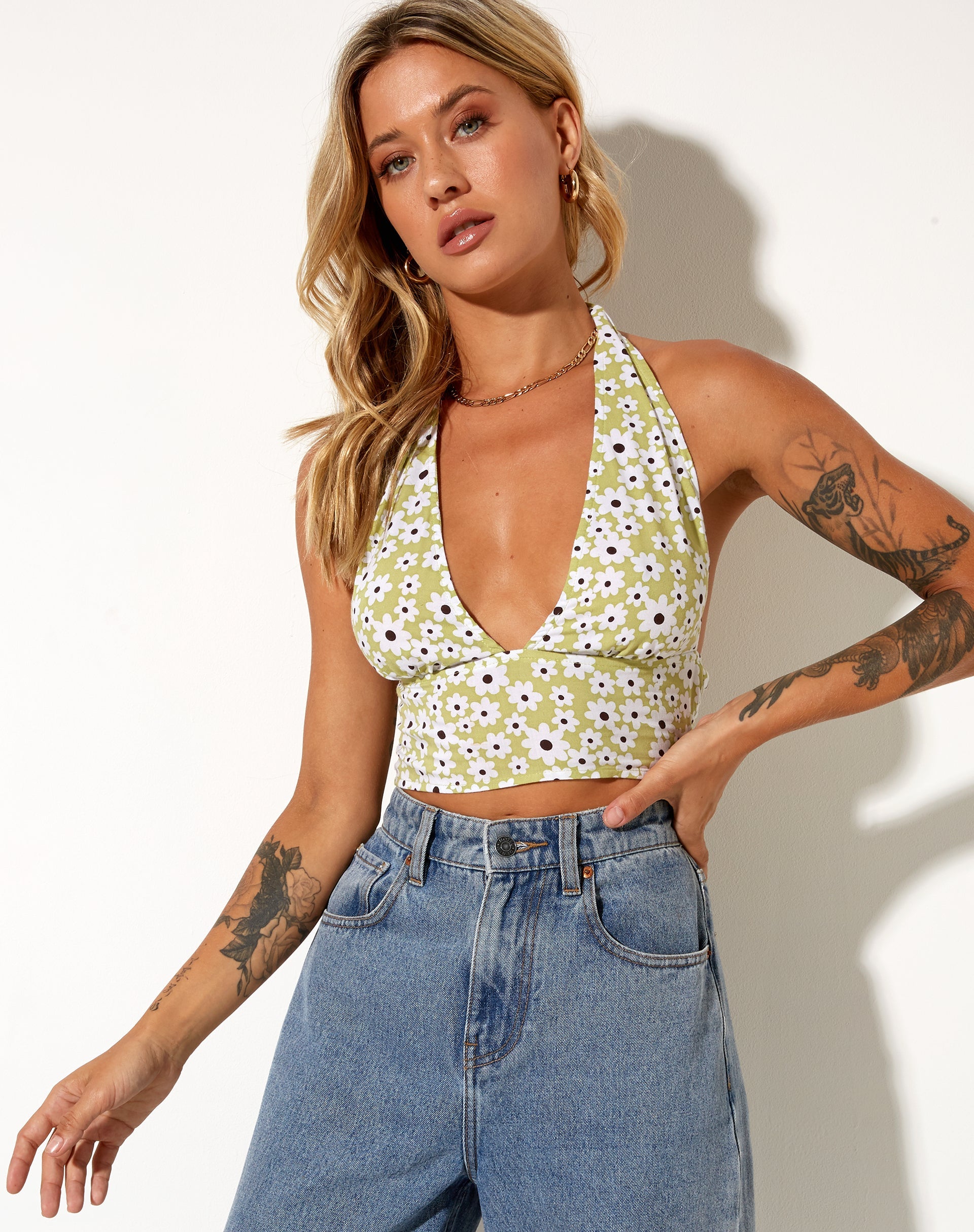Imagen de Nanda Crop Top en Daisy Duke Verde