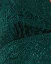 Guepardo satinado verde bosque