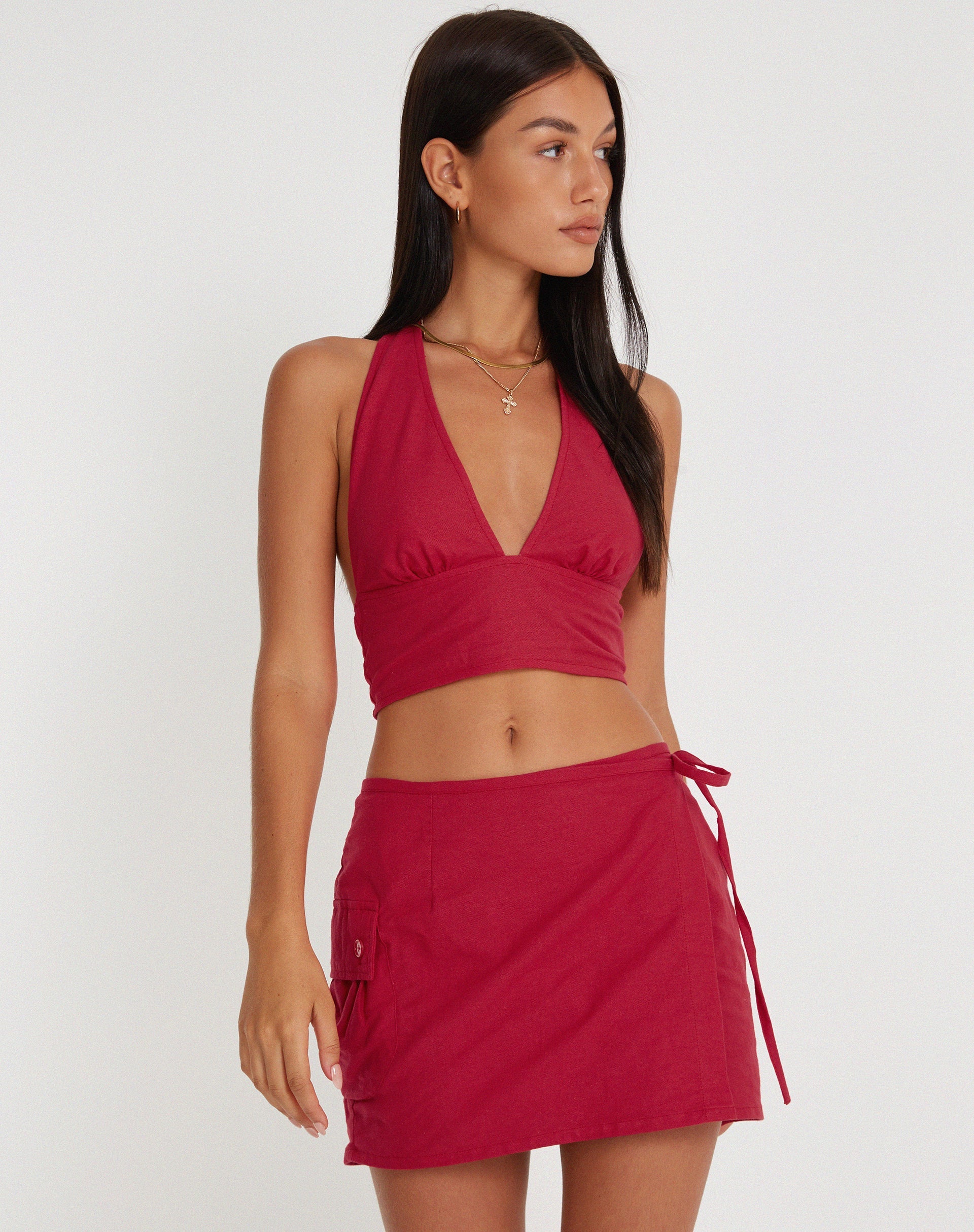 imagen de Nania Crop Top en Tango Rojo