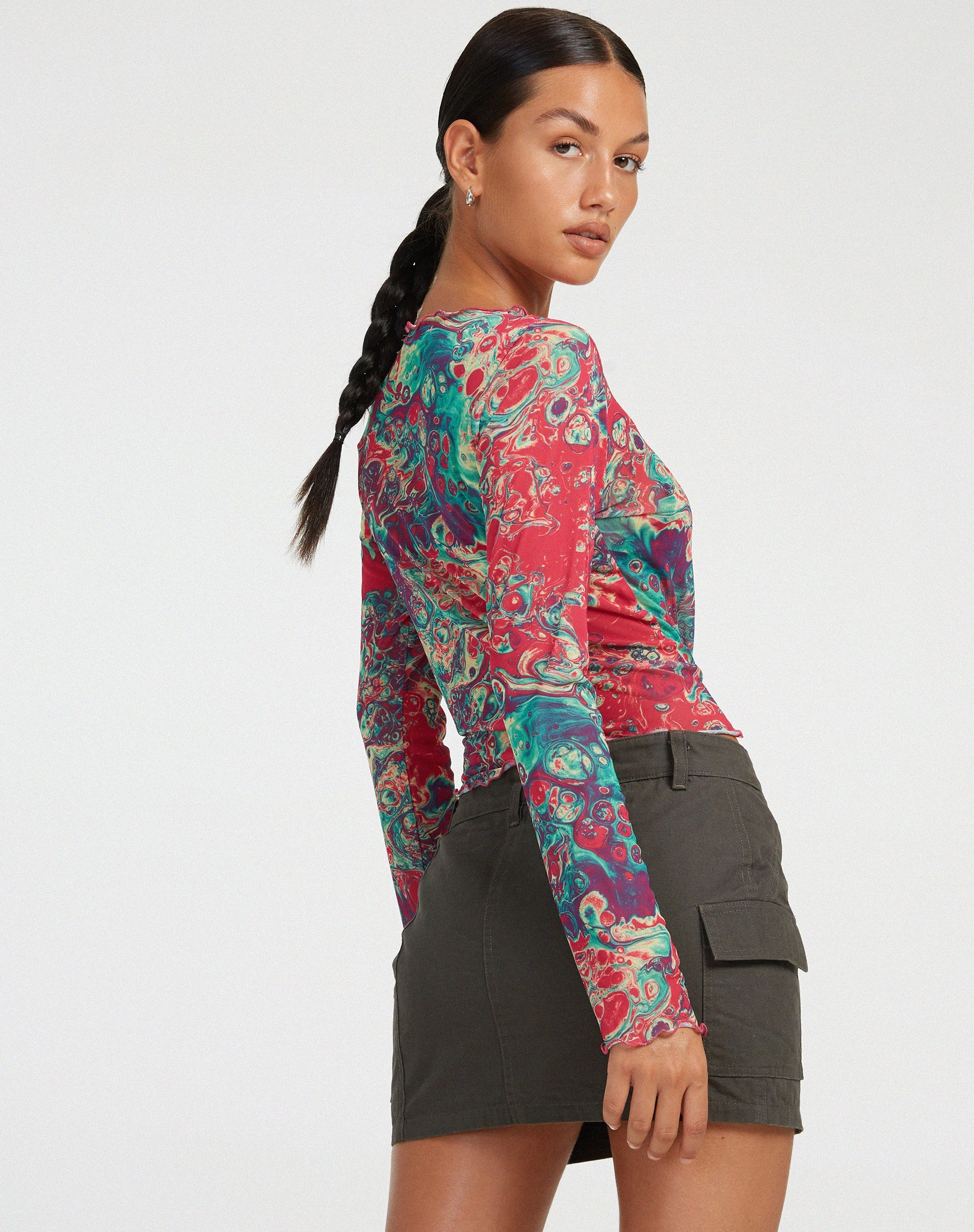 imagen de Narita Longsleeve Top in Festival Print