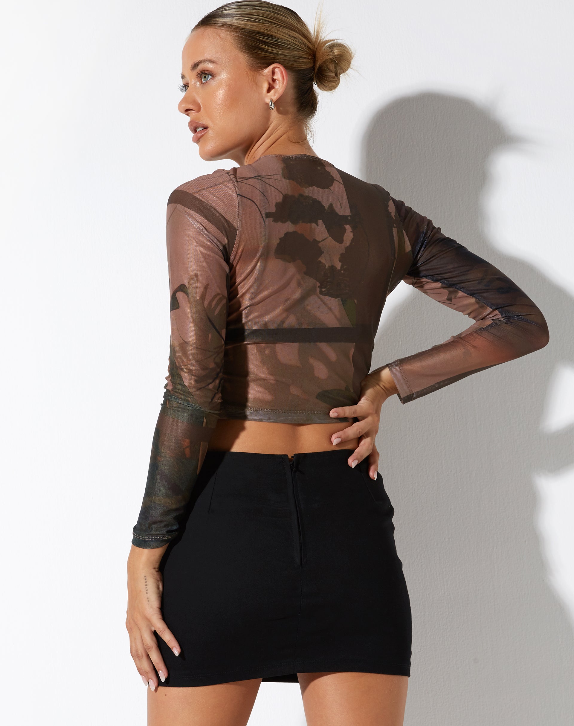 imagen de Narita Crop Top en Photo Brown