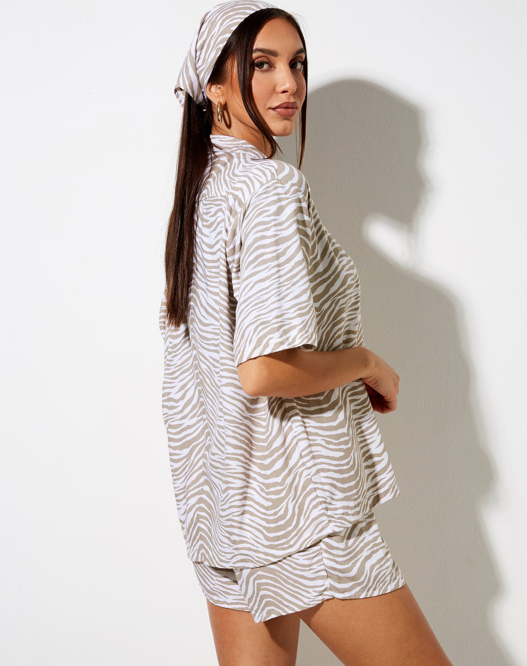 Camisa Narsi en Cebra Tonal
