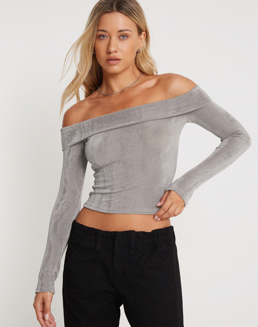 Top Nasari Bardot Gris