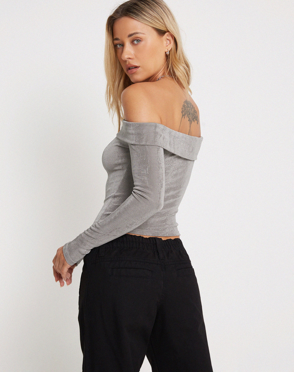 Top Nasari Bardot Gris