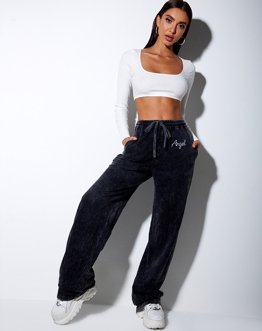 Imagen de Nattan Jogger en negro lavado Angel Embro