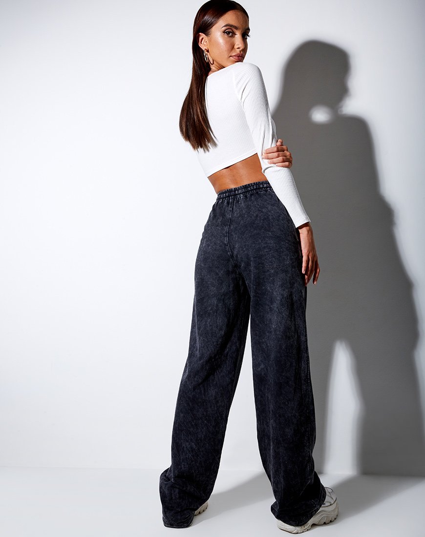Imagen de Nattan Jogger en negro lavado Angel Embro