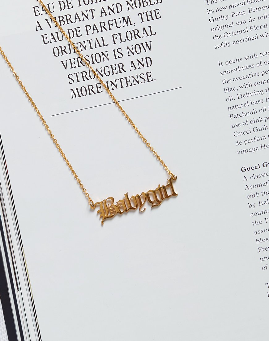 Imagen de Collar en oro "Baby Girl