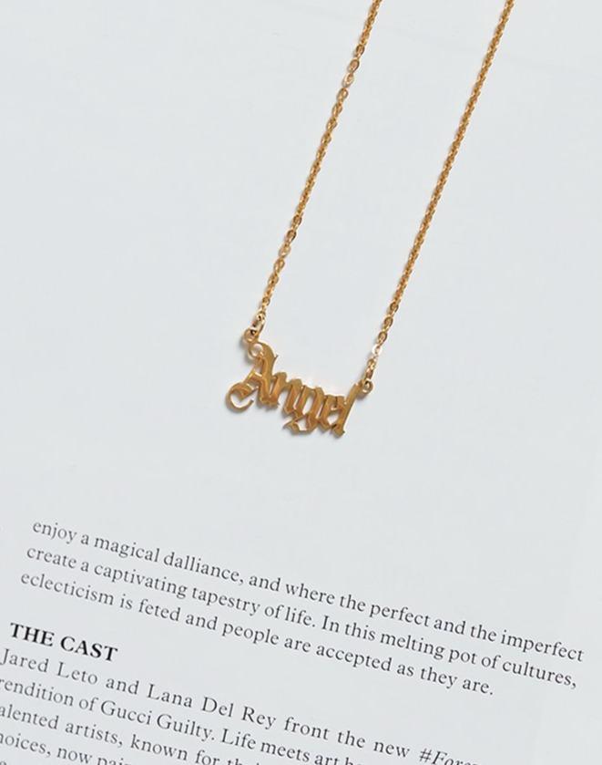 Collar de oro "Angel