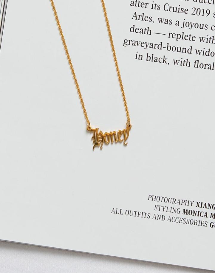 Imagen de Collar en oro "Miel
