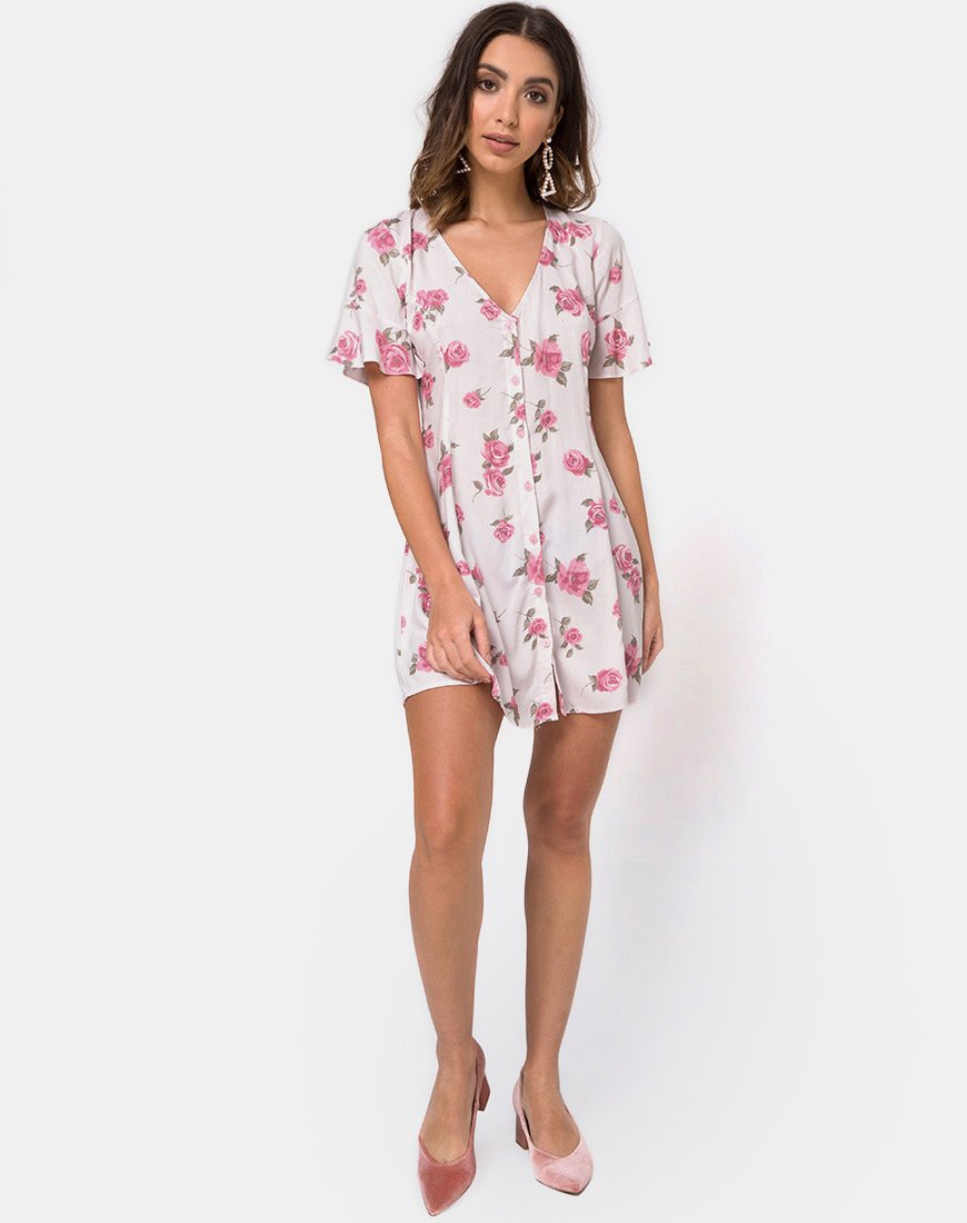 Imagen de Vestido Needy en Flor de Rosa