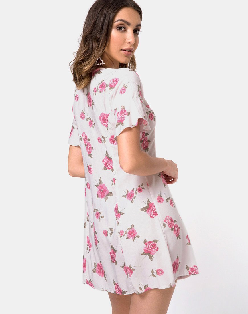 Vestido Needy en Flor de Rosa