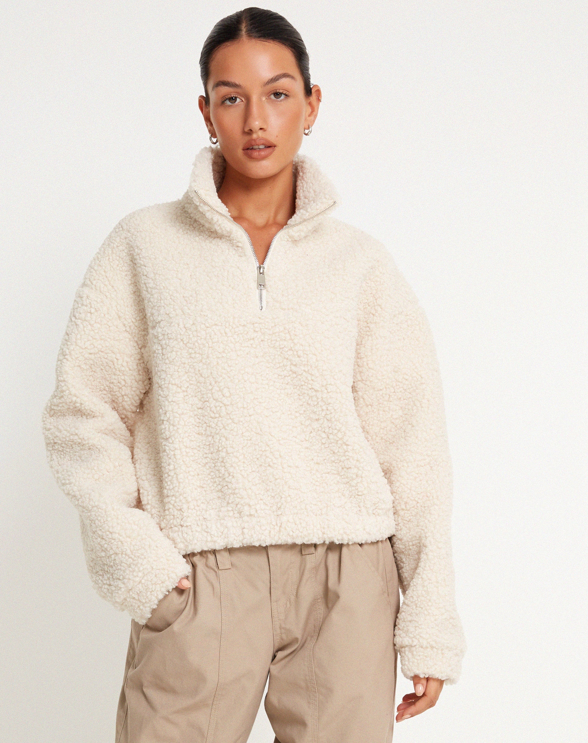 imagen de la chaqueta Nero en blanco