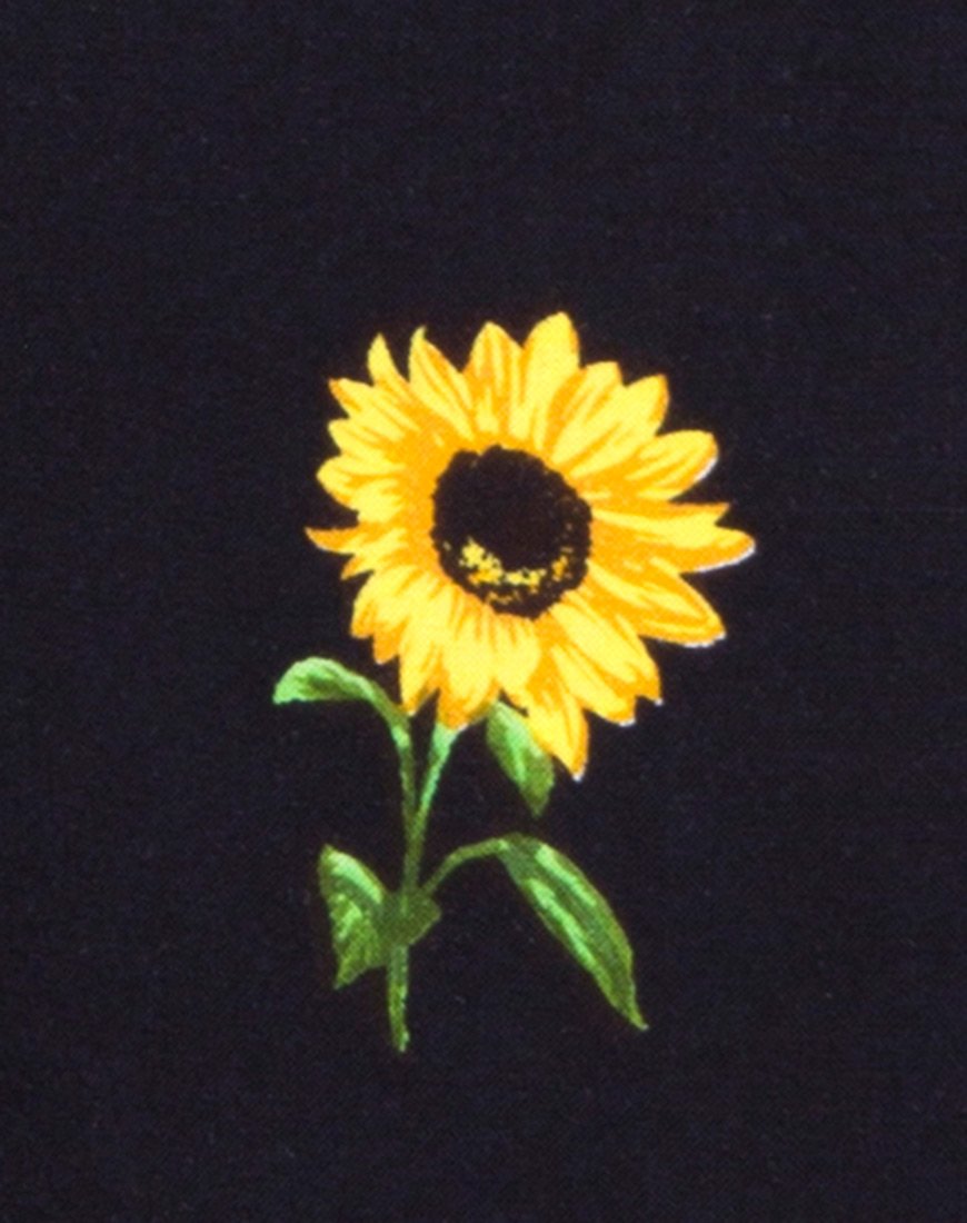 Imagen de Newlda Crop Top en Ditsy Sunflower